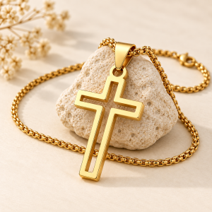 Collier croix chrétienne