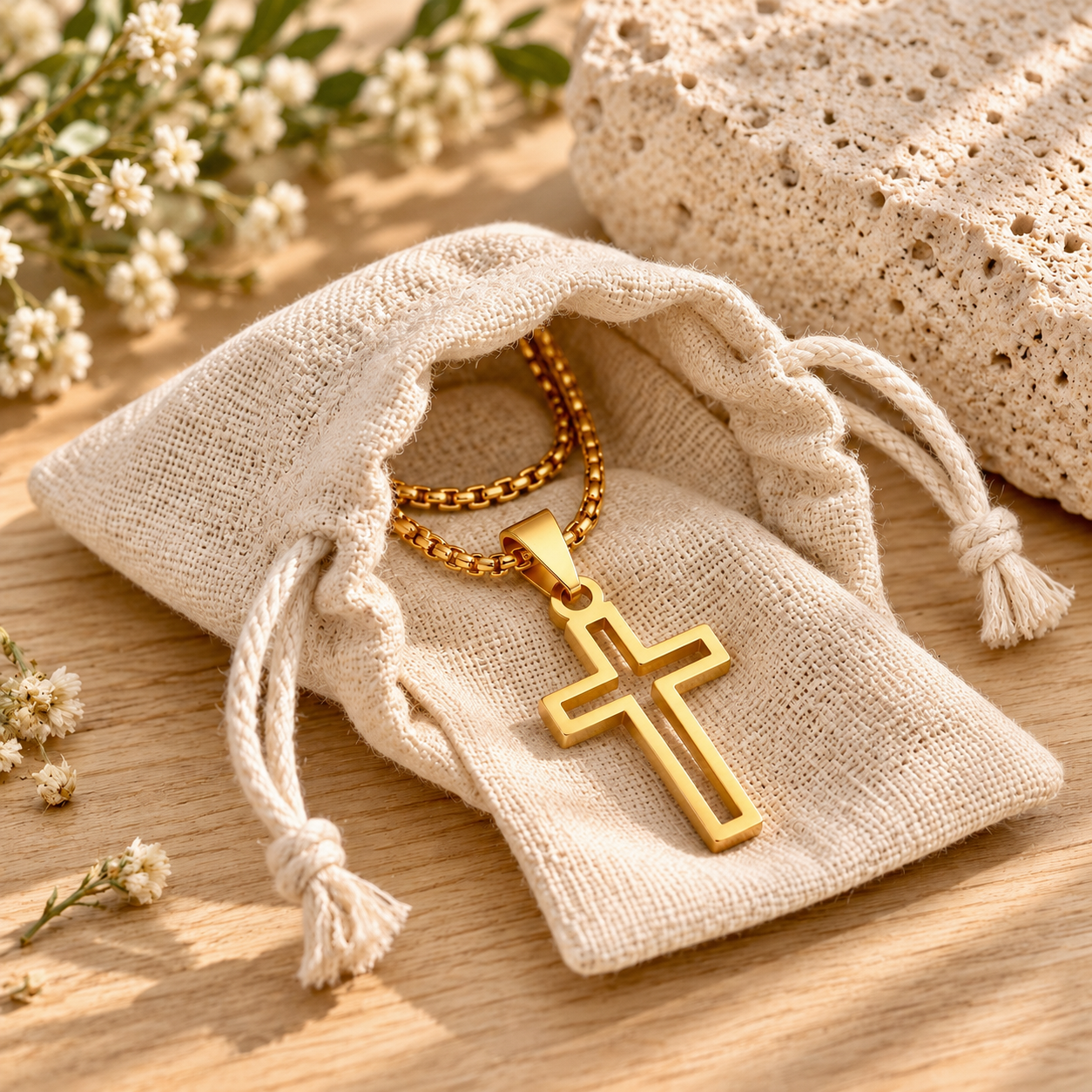 Collier croix chrétienne – Image 4